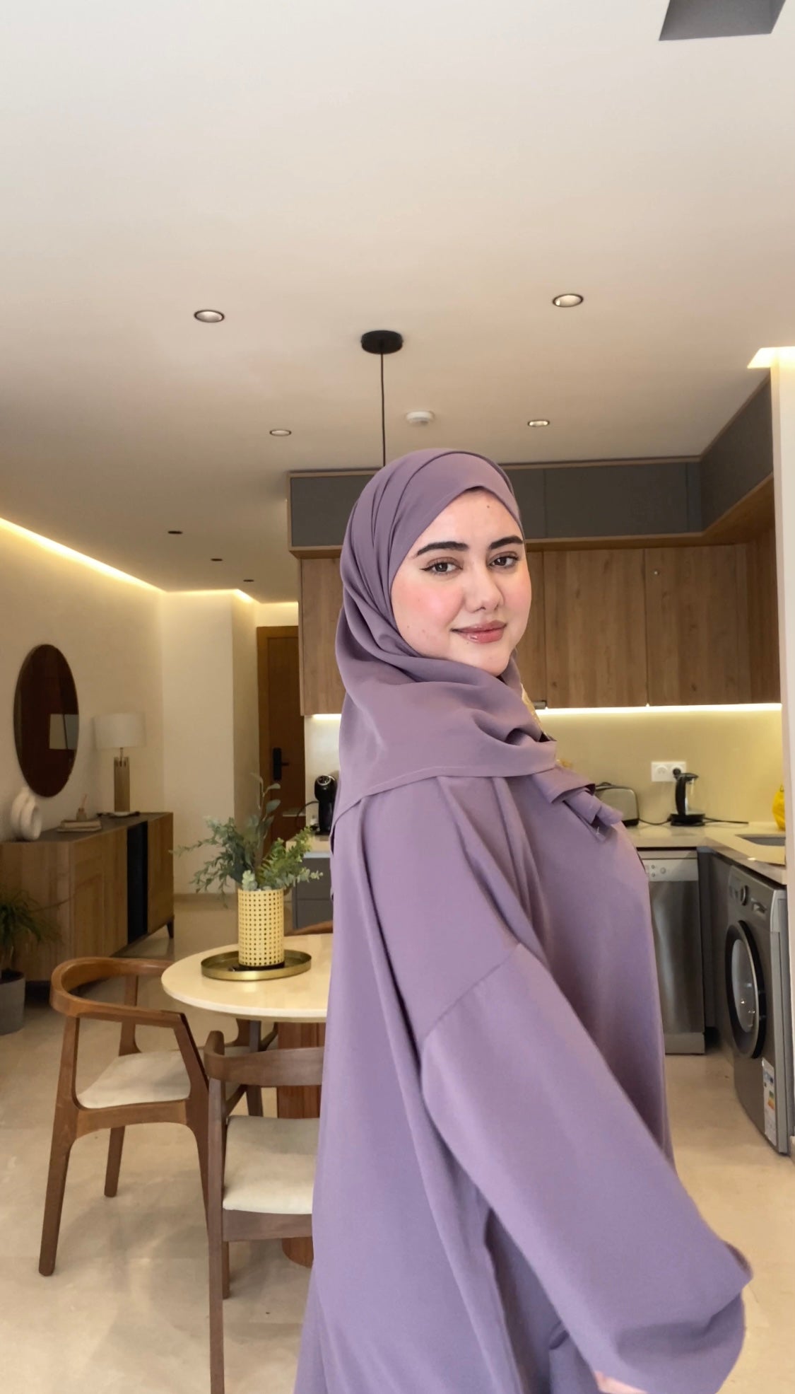 Abaya maysa | VIOLET FONCÉE - House of razan