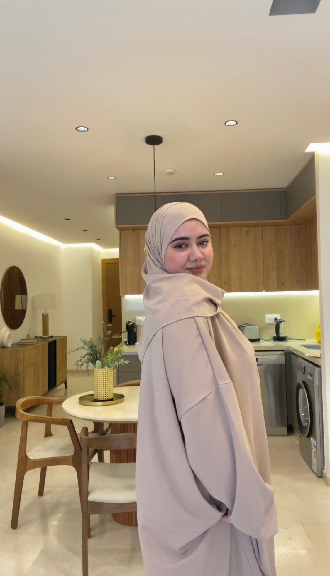Abaya maysa | Beige Clair - House of razan