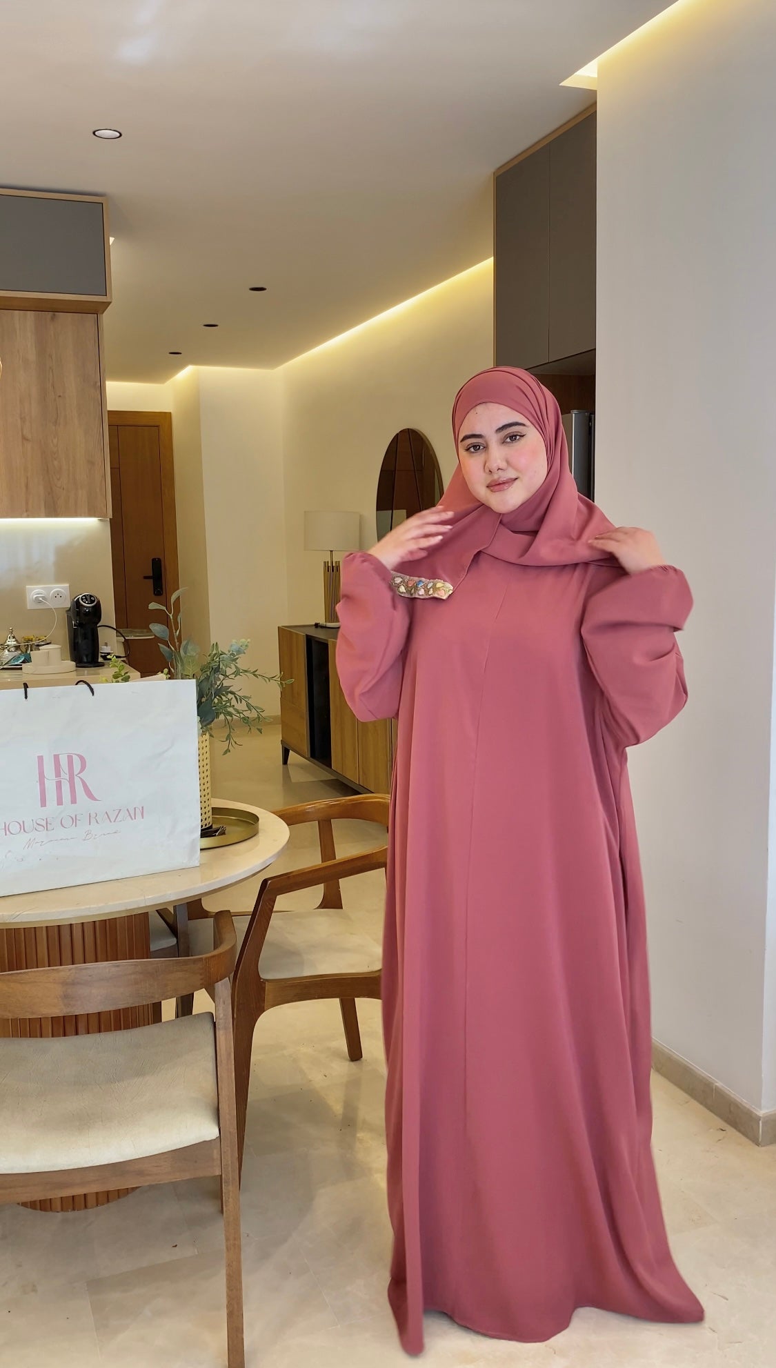 Abaya Maysa | ROSE FONCÉE - House of razan