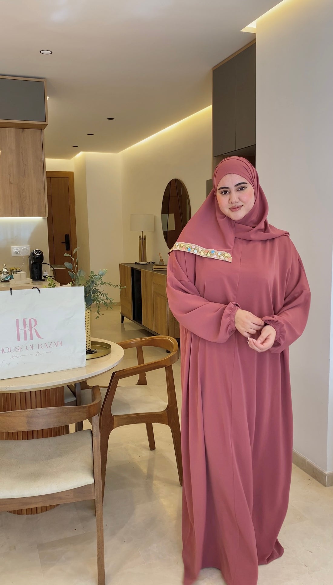 Abaya Maysa | ROSE FONCÉE - House of razan