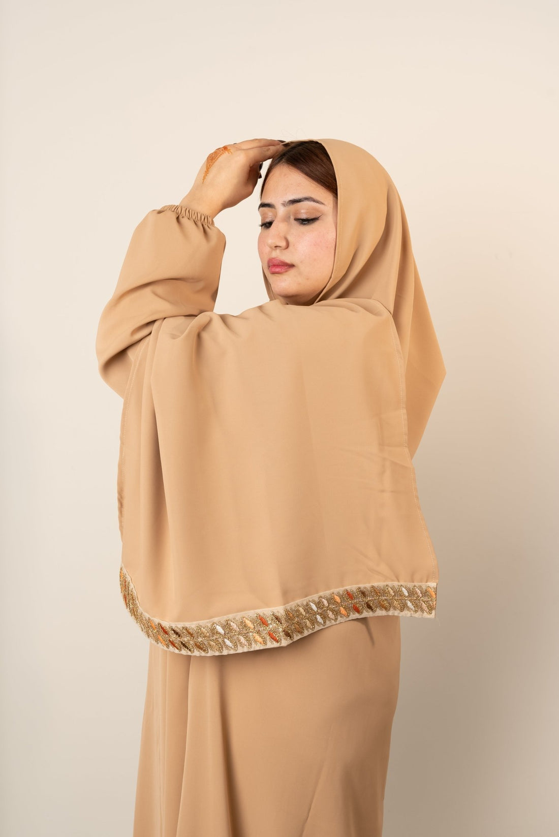 Abaya maysa | BEIGE - House of razan