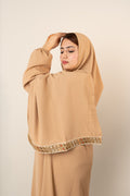 Abaya maysa | BEIGE - House of razan